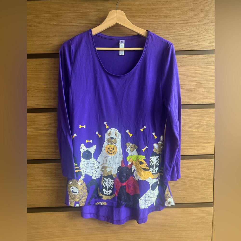 Cute Halloween Doggos Shirt - high / low style